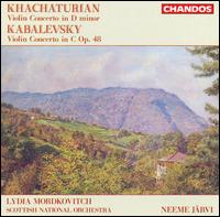 Khachaturian: Violin Concerto in D minor; Kabalevsky: Violin Concerto in C Op. 48 von Lydia Mordkovitch