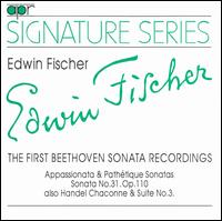 The First Beethoven Sonata Recordings von Edwin Fischer