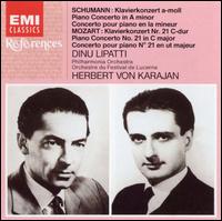 Schumann/Mozart: Piano Concertos von Dinu Lipatti