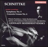 Schnittke: Symphony No. 8; Concerto grosso No. 6 von Gennady Rozhdestvensky