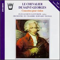 Le Chevalier de Saint-Georges: Concertos pour violon von Bernard Thomas