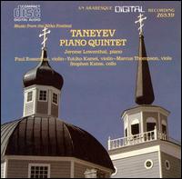 Taneyev: Piano Quintet von Various Artists