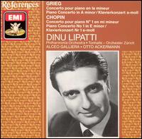 Grieg: Piano Concerto; Chopin: Piano Concerto No. 1 von Dinu Lipatti