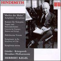 Paul Hindemith: Mathis der Maler; Konzert für Trompete, Fagott und Streichorchester; Nobilissima Visione; etc. von Herbert Kegel