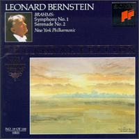 Brahms: Symphony No. 1; Serenade No. 2 von Leonard Bernstein