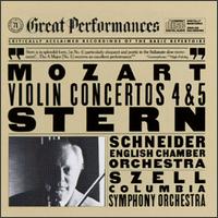 Mozart: Violin Concertos von Isaac Stern