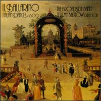 Il Ballarino-Italian Dances von Jeremy Barlow