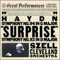 Franz Joseph Haydn: Symphonies Nos. 93 & 94 von George Szell