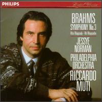 Johannes Brahms: Symphony No. 3/Alto Rhapsody von Riccardo Muti