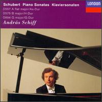 Franz Schubert: Piano Sonatas, Volume 3 (D557, D575, D894) von András Schiff