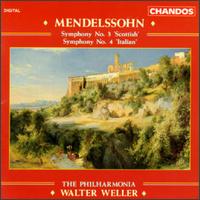 Mendelssohn: Symphonies Nos. 3 "Scottish" & 4 "Italian" von Various Artists