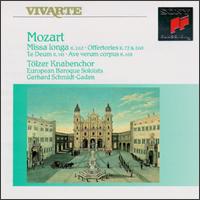 Mozart: Missa longa K. 262; Offertories K. 72 & 260; Te Deum K. 141; Ave verum corpus K. 618 von Tölzer Knabenchor