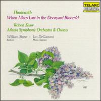 Paul Hindemith: When Lilacs Last in the Dooryard Bloom'd (A Requiem for Those We Love) von Robert Shaw