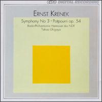 Ernst Krenek: Symphony No 3/Potpourri, Op 54 von Various Artists