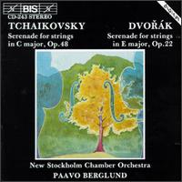 Tchaikovsky: Serenade for Strings Op. 48; Dvorák: Serenade for Strings Op. 22 von New Stockholm Chamber Orchestra