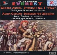 Antheil / Copland: Orchestral Works von Eugene Goossens