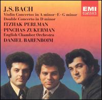 Bach: Violin Concertos in A minor, E major, G minor; Double Concerto in D minor von Itzhak Perlman