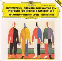 Shostakovich: Chamber Symphony, Op. 83a; Symphony for Strings & Winds, Op. 73a von Rudolf Barshai