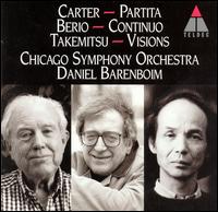 Carter: Partita; Berio: Continuo; Takemitsu: Visions von Daniel Barenboim