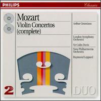 Mozart: Violin Concertos von Arthur Grumiaux