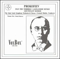 Prokofiev: Ivan the Terrible; Alexander Nevsky; Lieutenant Kizheh von Members of the Saint Louis Symphony Orchestra