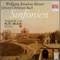 Mozart and J. C. Bach: Symphonies von Various Artists