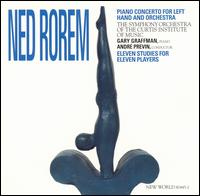 Ned Rorem: Piano Concerto for the Left Hand; Eleven Studies for Eleven Players von Various Artists