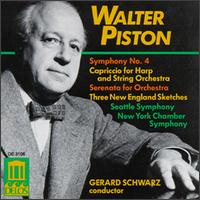 Piston: Symphony No. 4/Capriccio/Serenata/New England Sketches von Gerard Schwarz