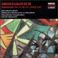 Dmitri Shostakovich: Symphony No. 13 von David Shallon