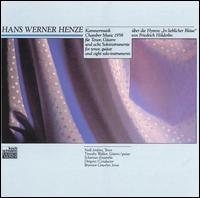 Hans Werner Henze: Chamber Music 1958 von Various Artists