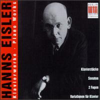 Hanns Eisler: Works For Piano von Various Artists