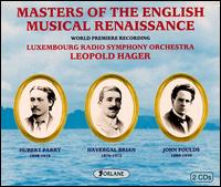 Masters of the English Musical Renaissance von Various Artists