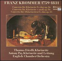 Franz Krommer: Clarinet Concertos von Thomas Friedli