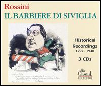 Rossini: Il Barbiere Di Siviglia, Historical Recordings (1902-1930) von Various Artists