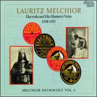 Lauritz Melchior Anthology, Vol. 3 von Lauritz Melchior