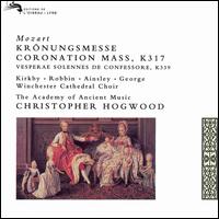 Mozart: Krönungsmesse, K 317; Vesperae solennes de confessore, K 339 von Christopher Hogwood