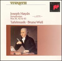 Haydn: Symphonies Nos. 41, 42, 43 von Tafelmusik Baroque Orchestra