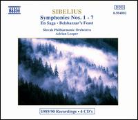 Sibelius: Symphonies Nos. 1-7 (Box Set) von Adrian Leaper