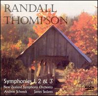 Randall Thompson: Symphonies 1 - 3 von Various Artists