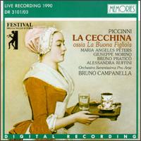 Piccinni:La Cecchina, Ossia La Bouna Figliola von Various Artists