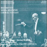 Beethoven: Missa Solemnis; Choral Fantasy von Arturo Toscanini