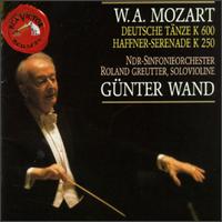 Mozart: 6 German Dances; Haffner Serenade von Günter Wand