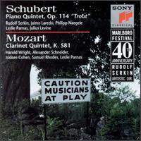 Schubert: Piano Quintet "Trout"; Mozart: Clarinet Quintet von Various Artists