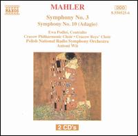 Mahler: Symphonies No. 3 & 10 von Antoni Wit