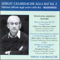 Mozart: Grande Messa/Concerto KV.365/Serenata KV.250 von Sergiu Celibidache