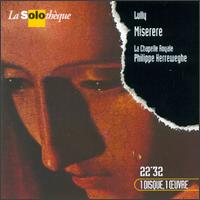 Lully: Miserere von Various Artists