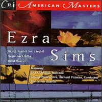 Ezra Sims: String Quartet No.3/Elegie/Third Quartet von Various Artists