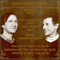 Krommer: Flute And Oboe Concertos von Peter-Lukas Graf