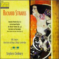 Strauss: Choral Works von Stephen Cleobury