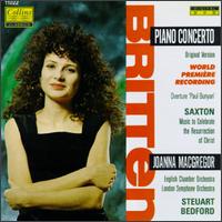 Britten: "Paul Bunyan," Piano Concerto/Saxton: Music to Celebrate von Joanna MacGregor
